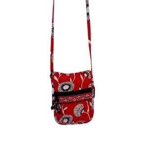 Vera Bradley red floral print bag